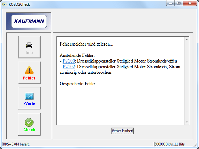 KOBD2Check - Software OBD2 CAN, controllo versioni e modifiche centraline KOBD2Check - Software OBD2 CAN, controllo versioni e modifiche centraline